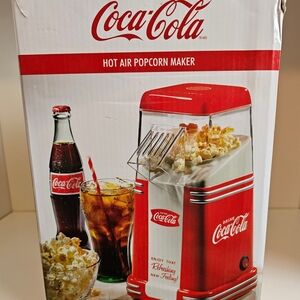 Coca-Cola Red Popcorn Maker with Classic Logo